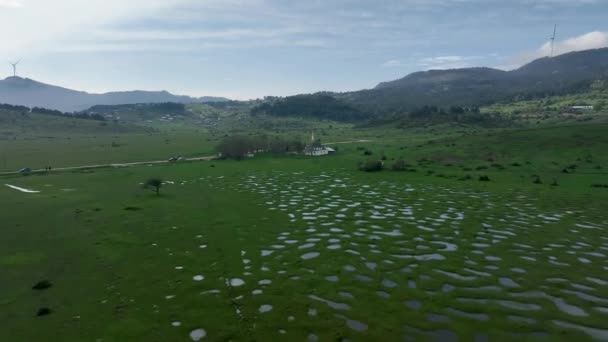 美丽的风景 卡拉格高原 萨卡亚黑湖 — 图库视频影像