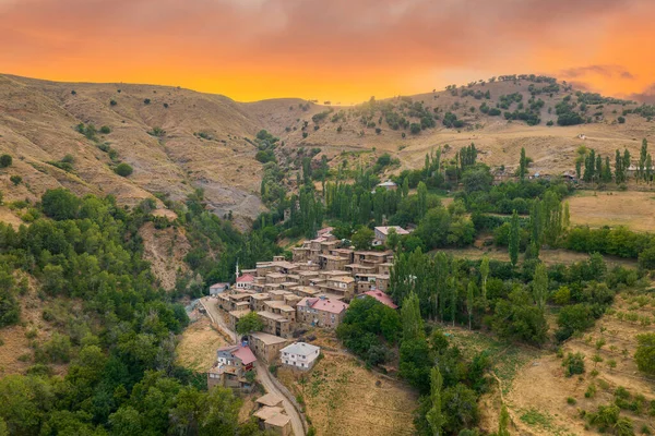 Maisons Hizan Historiques Paysages Naturels Bitlis — Photo
