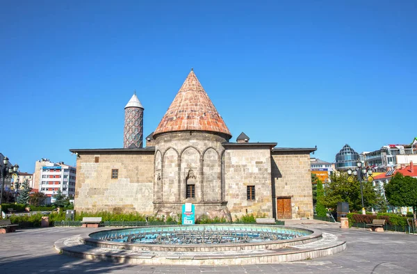 Historical Yakutiye Madrasa Turco Yakutiye Medresesi Uno Los Símbolos Erzurum — Foto de Stock
