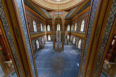 İstanbul, Türkiye, 11 Eylül 2023: Sultan Abdulhamid tarafından Beşiktaş 'ta inşa edilen Yıldız Hamidiye Camii, (Türk Yıldız Hamidiye Camisi, Beşiktaş, İstanbul))