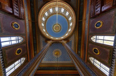 İstanbul, Türkiye, 11 Eylül 2023: Sultan Abdulhamid tarafından Beşiktaş 'ta inşa edilen Yıldız Hamidiye Camii, (Türk Yıldız Hamidiye Camisi, Beşiktaş, İstanbul))