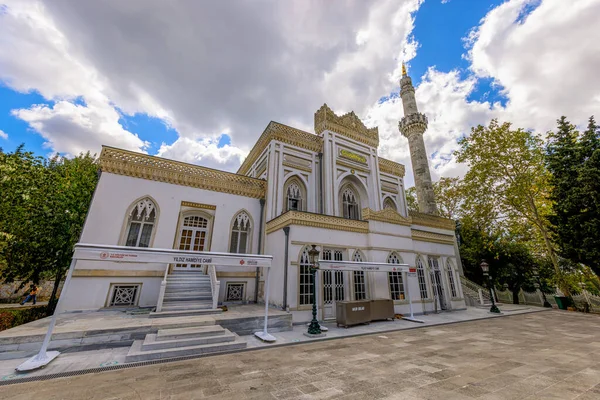 Istanbul Turkey September 2023 Yildiz Hamidiye Mosque Built Sultan Abdulhamid — Stock Photo, Image