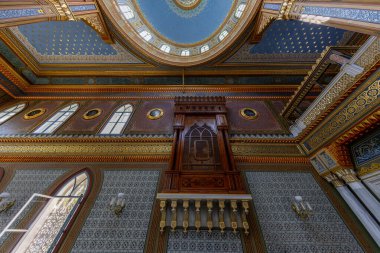 İstanbul, Türkiye, 11 Eylül 2023: Sultan Abdulhamid tarafından Beşiktaş 'ta inşa edilen Yıldız Hamidiye Camii, (Türk Yıldız Hamidiye Camisi, Beşiktaş, İstanbul))