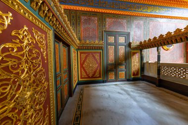 İstanbul, Türkiye, 11 Eylül 2023: Sultan Abdulhamid tarafından Beşiktaş 'ta inşa edilen Yıldız Hamidiye Camii, (Türk Yıldız Hamidiye Camisi, Beşiktaş, İstanbul))