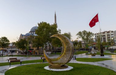 Zagnos Pasa Mosque and square in Balikesir City