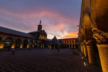 Diyarbakır 'ın merkezi Büyük Cami Manzarası (Ulu Cami),