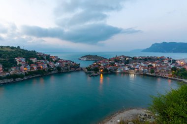 Bartin 'deki Amasra' nın güzel hava manzarası
