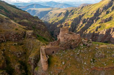 Devil Castle (Seytan Kalesi), also known as Cildiran Castle and Kal-I Devil, escape, demon fortress is also passed, Ardahan nearby Kars, Turkey