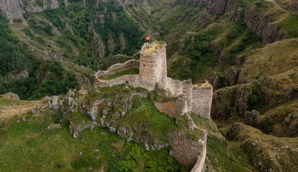 Devil Castle (Seytan Kalesi), also known as Cildiran Castle and Kal-I Devil, escape, demon fortress is also passed, Ardahan nearby Kars, Turkey