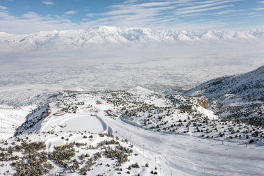 Ergan Ski Resort View, Erzincan, Turkey clipart