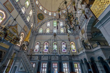 Uskudar Ayazma Camii. İyi bir açıdan. Caminin içinden farklı bir detay. 21 Eylül 2022, Türkiye