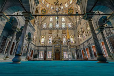 Uskudar Ayazma Camii. İyi bir açıdan. Caminin içinden farklı bir detay. 21 Eylül 2022, Türkiye