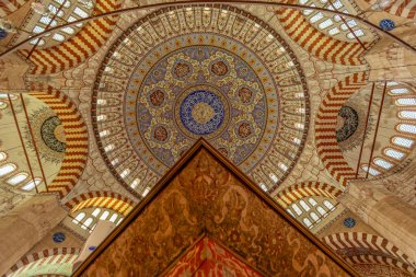 Edirne 'de Selimiye Camii dış görünüşü. Edirne Osmanlı İmparatorluğu 'nun başkentiydi..