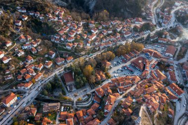 Bolu 'nun güzel bölgesi Goynuk ve tarihi Osmanlı evlerinin manzarasıdır..
