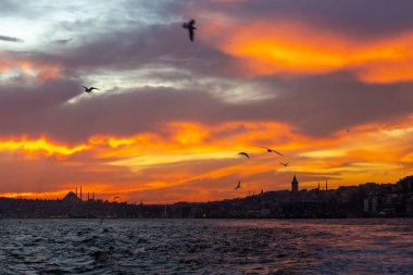 İstanbul 'da İstanbul' da İstanbul gezisi ile Galata Kulesi manzarası