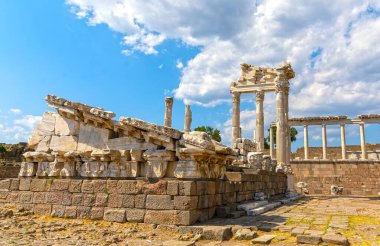 The Temple of Trajan in Pergamon Ancient City