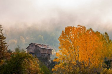 Kastamonu Eyaleti, Pnarba Bölgesi, eski evler ve köy manzarası