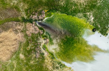 Yarisli Gölü ve Burdur, Türkiye 'de bir adacık