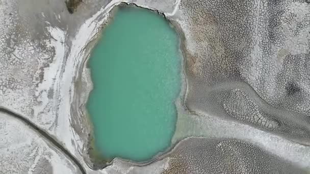 ブルドゥール湖 ブルドゥールトルコの空中ビュー — ストック動画