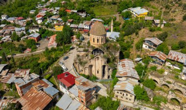 vank Church is in amlyama Village of Uzundere District. It is famous for its colorful stone decorations and relief figures, Erzurum clipart