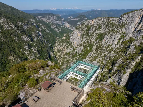 stock image Catak Canyon and Glass Observation Deck located in Kre Mountains National Park in Azdavay District of Kastamonu Province