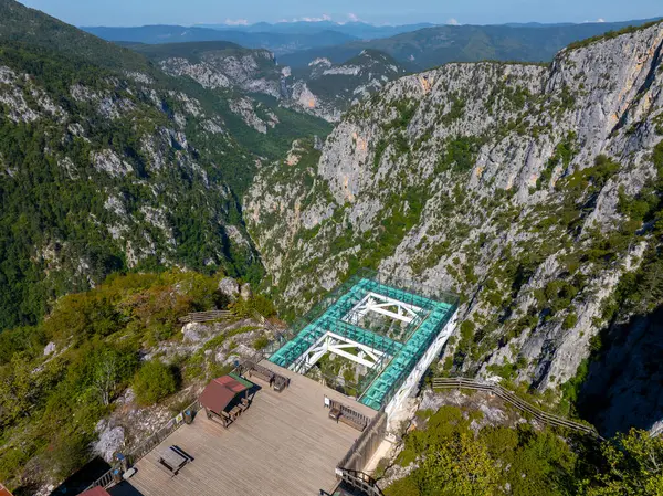 Kastamonu 'nun Azdavay ilçesindeki Kre Dağları Ulusal Parkı' nda bulunan Catak Kanyonu ve Cam Gözlem Güvertesi