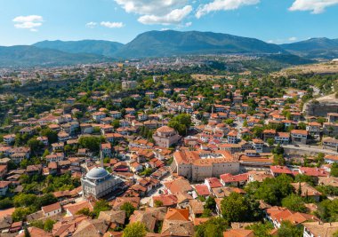 Traditional Ottoman Houses in Safranbolu. Safranbolu UNESCO World Heritage Site. Old wooden mansions turkish architecture. Safranbolu landscape view. clipart