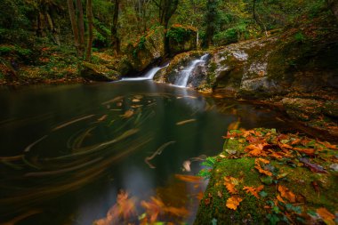 Suuctu waterfalls in Mustafakemalpasa, Bursa clipart