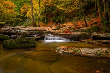 Suuctu waterfalls in Mustafakemalpasa, Bursa clipart