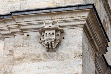 İstanbul, Türkiye 'deki Buyuk Selimiye Camii' ndeki kuş evi