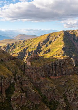 Devil Castle (Seytan Kalesi), also known as Cildiran Castle and Kal-I Devil, escape, demon fortress is also passed, Ardahan nearby Kars, Turkey