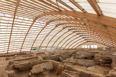 Çatalhöyük olduğunu en eski dünya ile büyük şehirde Neolitik ve Kalkolitik Çumra, Konya şehir yerleşim en iyi korunmuş. Bu yaklaşık 7500 M.ö. yılında inşa edilmiştir
