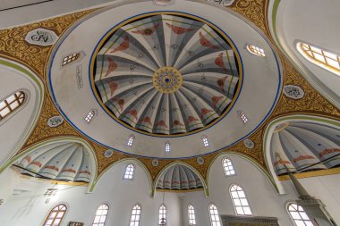 Interior of the Koprulu Mehmet Pasa Mosque in the old town of Safranbolu in Turkey. clipart