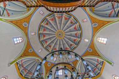 Interior of the Koprulu Mehmet Pasa Mosque in the old town of Safranbolu in Turkey. clipart