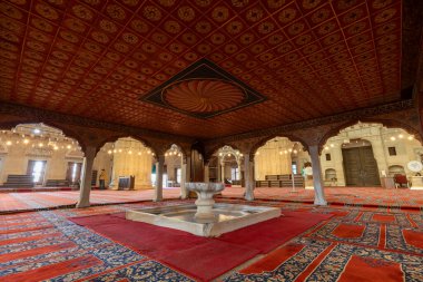 Selimiye Camii 'nin içinde. Mimar Sinan tarafından 1575 yılında inşa edilen Selimiye Camii 'nin UNESCO Dünya Mirası Alanı