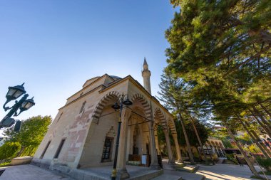 Yakup Aga Mosque and Complex, located in Kastamonu, Turkey, was built in the 16th century. clipart