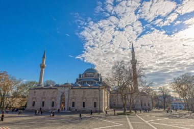 Beyazit Mosque - 16th century Ottoman imperial mosque as seen from the Beyazt Square (Freedom Square). clipart