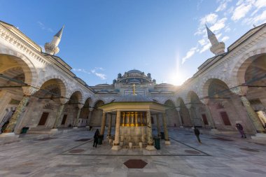 Beyazit Mosque - 16th century Ottoman imperial mosque as seen from the Beyazt Square (Freedom Square).