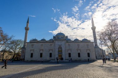 Beyazit Mosque - 16th century Ottoman imperial mosque as seen from the Beyazt Square (Freedom Square). clipart