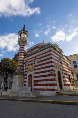 Vilayet Mosque (turksh: nalli mescid) view in Istanbul clipart