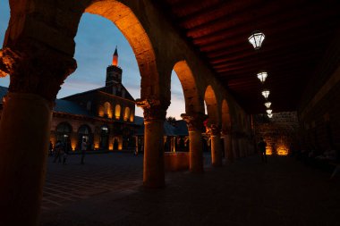 Diyarbakır 'ın merkezi Büyük Cami Manzarası (Ulu Cami),