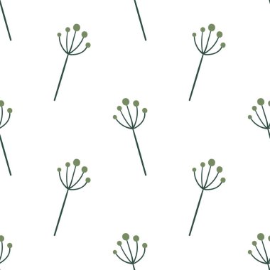 Abstract floral seamlles pattern