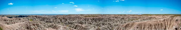 Strängt Landskap Badlands Nationalpark Tas Från Utsiktspunkt — Stockfoto