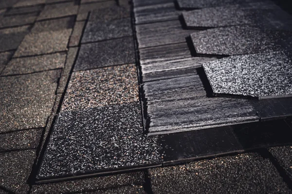 Assorted Selection Synthetic Roof Shingles Pick New Style High Quality — Fotografia de Stock
