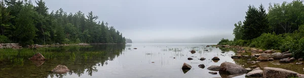 Waters Kanten Jordan Pond Acadia National Park Maine Usa Med — Stockfoto