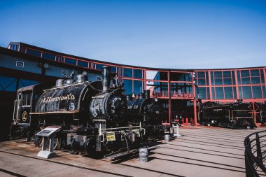 Scranton, Pennsylvania, USA - 9.22.2024: Railyard at Steamtown National Historic Site. . High quality photo clipart