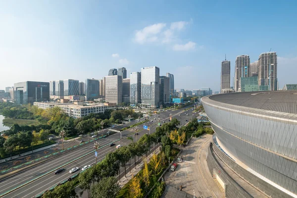 Чэнду Провинция Сычуань Китай Ноября 2022 Года Вид Южной Стороны — стоковое фото