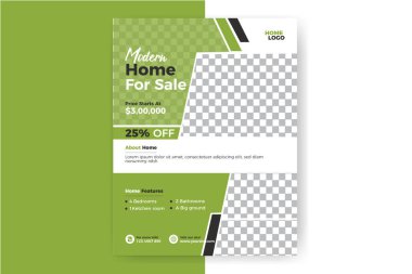 Dream ev satışı a4 baskıya hazır el ilanı tasarım şablonu