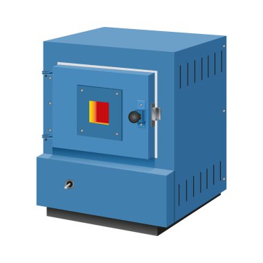 Cam eritme fırınının tasviri