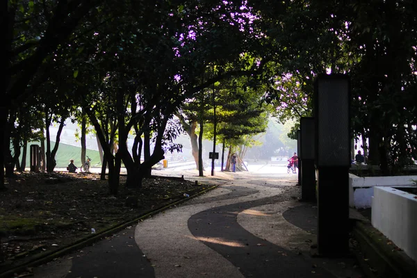 Bandung West Java Indonesia July 2022 Morning City Park View — Stock Photo, Image